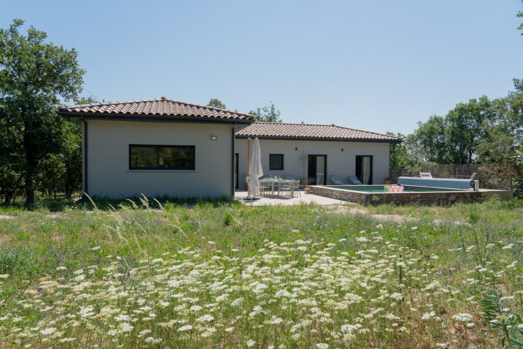 Vue du jardin, Maison Bonelli